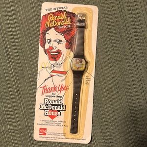 The Official Ronald McDonal watch 1984 in package
